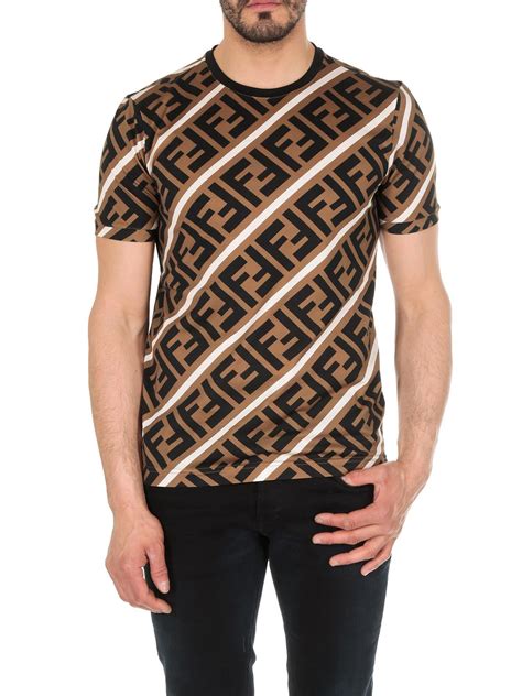 fendi diagonal t shirt|Fendi t shirt original.